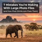 7 Mistakes You’re Making With Large Photo Files (and How Pixel-Shrink.com Fixes Them)